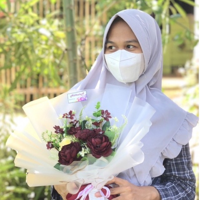 Bouqet custom murah/bouqet bunga/bouqet wisuda/snack