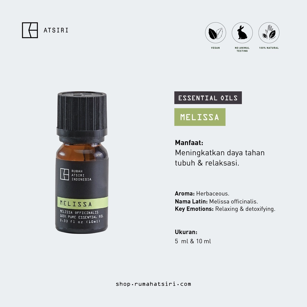 Melissa Essential Oil - Rumah Atsiri