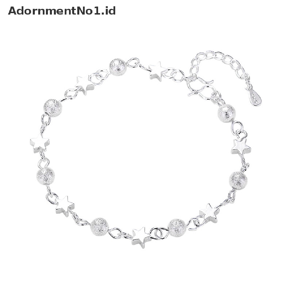 [AdornmentNo1] Gelang Bintang Segar Untuk Wanita Kepribadian Gelang Manik Bulat Fashion Korea [ID]