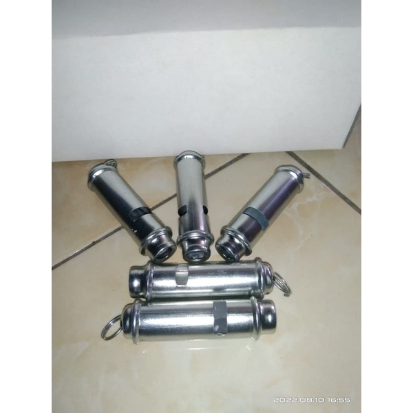 (10pcs) peluit Morse bahan besi