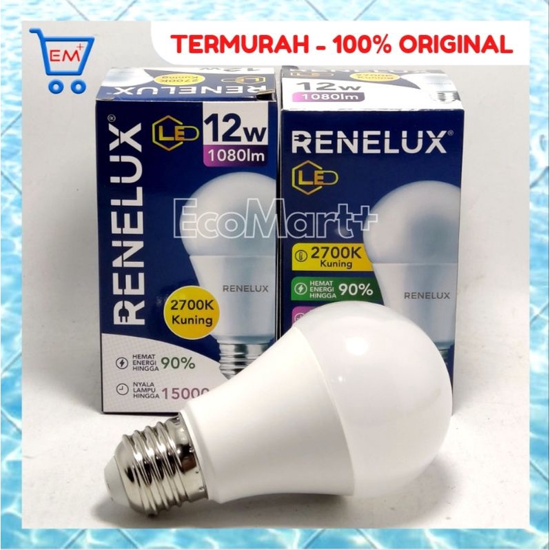 Lampu Renelux LED 12W Kuning/Warm White Essential (bisa utk Buah Naga)