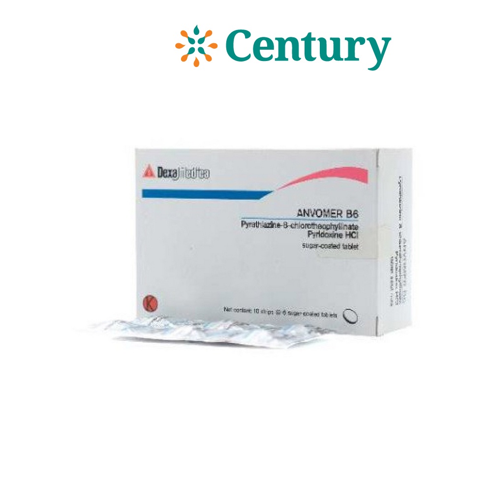ANVOMER B6 1 STRIP @ 6 TABLET SALUT GULA