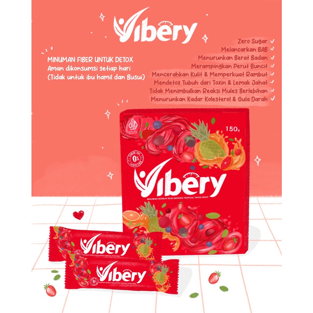 

Vibery fiber drink per sachet