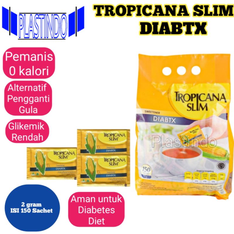 

TROPICANA SLIM DIABTX 150pc | pemanis gula diet diabet diabetes hotel