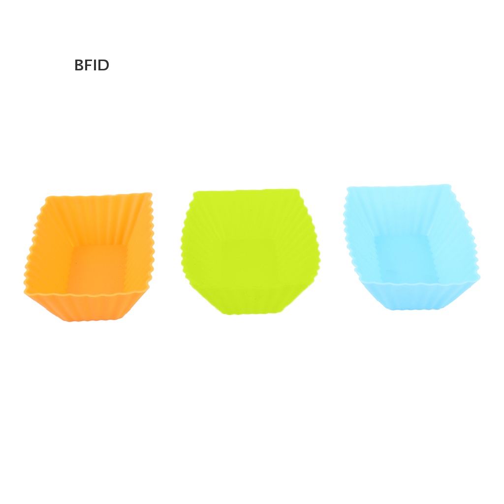 [BFID] Silicone Reusable Cake Mold Jelly Cetakan Kue Cupcake Maker Alat Pastry Dapur [ID]