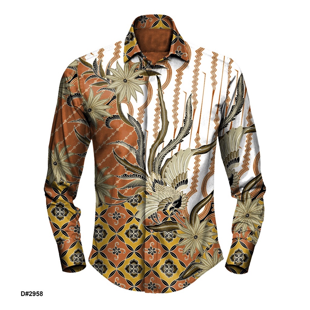 Kain Batik Tulis / Semi Tulis Batik / Pola Baju Batik - 2958