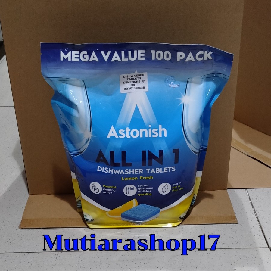 astonish dishwasher tablet isi 100 pcs