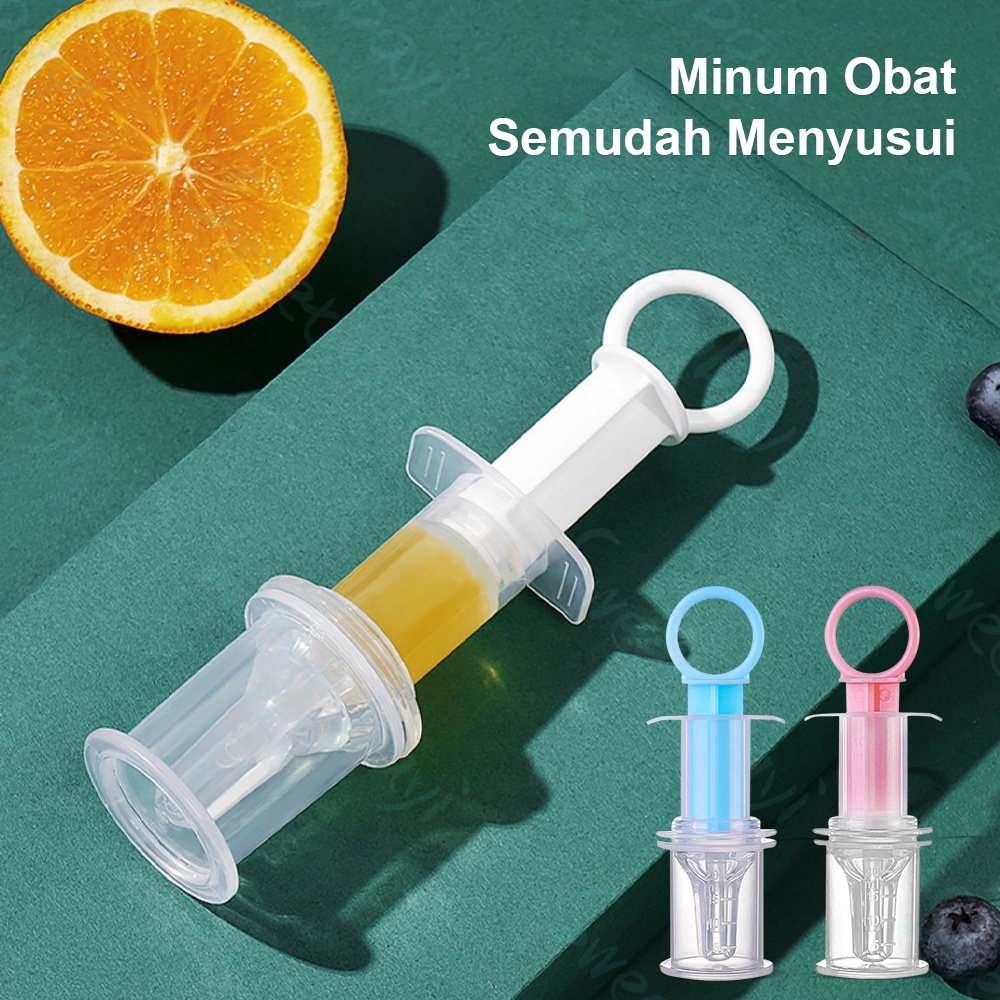 Sweetybayi Penyuap suntik bayi Alat minum obat bayi Pipet obat bayi Medicine feeder Pipet obat suntikan 20ml