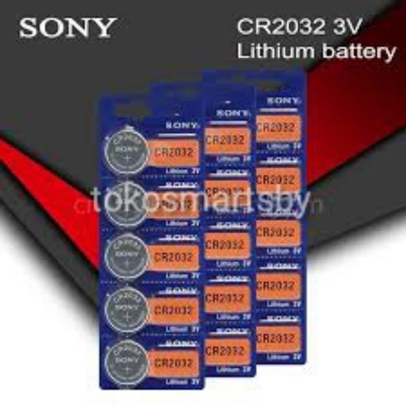 Baterai Kancing SONY CR 2032 / CR 2025 Lithium 3 V Button Cell