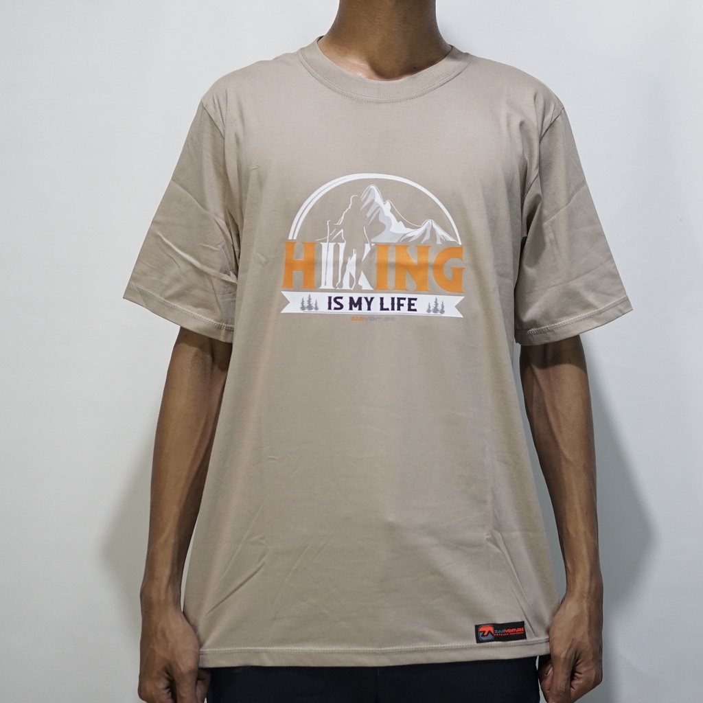 kaos tshirt tema adventure hiking zarventure 1002