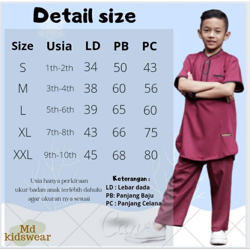 Baju Koko Muslim Couple Ayah &amp; Anak Kurta Al-Ihsan ||by MD Kidswear