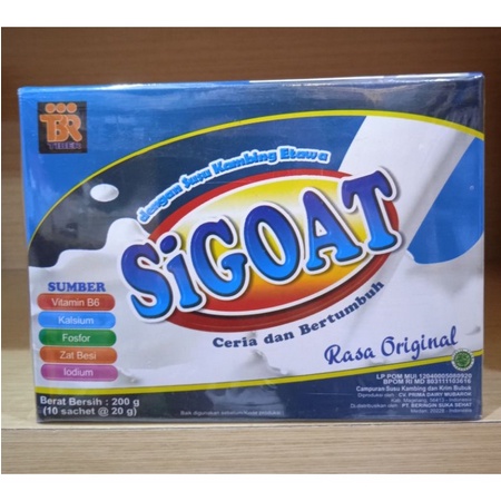 Susu Kambing Sigoat Susu Kambing Etawa 10 sachet SIGOAT platinum