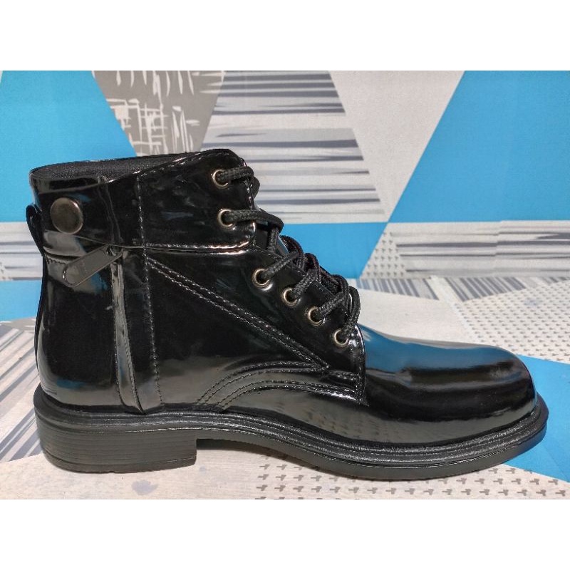 SEPATU PRIA PDH MENGKILAP DINAS TNI POLRI SECURITY SATPAM SATPOL PP SELETING DINAS TNI TENTARA ABRI 