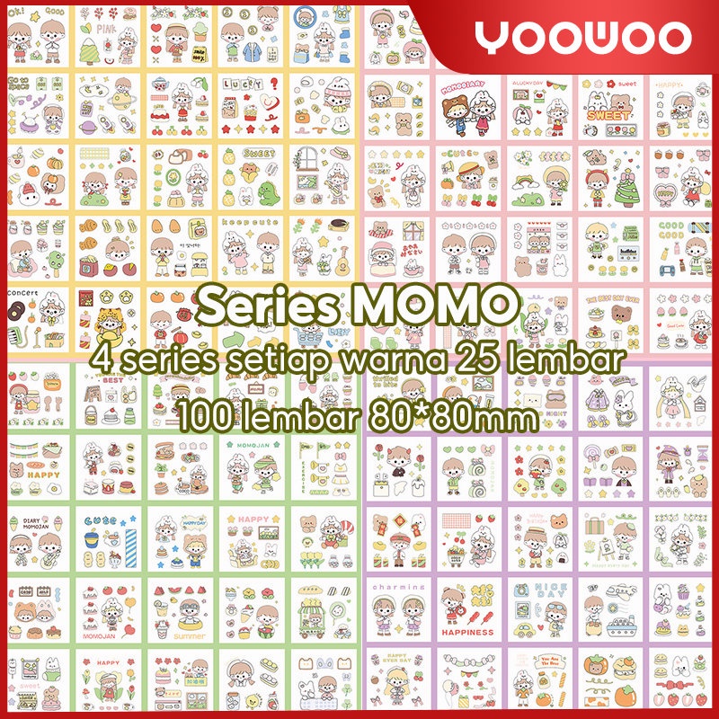 Sticker Buku / Sticker Botol / Sticker anti air / Sticker karakter / Sticker PET lucu