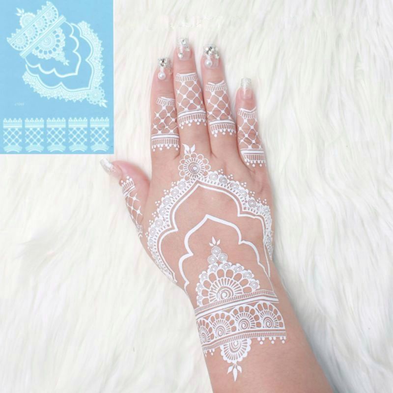 TERMURAH HENNA INSTAN ANTI RIBET TINGGAL TEMPEL MOTIF LIMITED EDITION