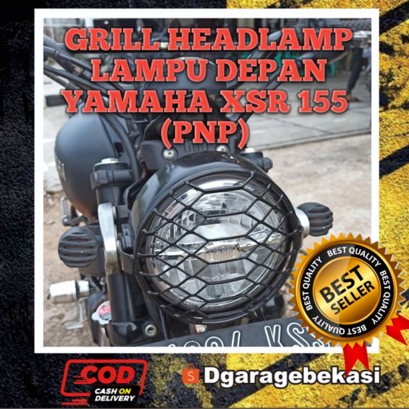 GRILL HEADLAMP XSR 155 COVER PELINDUNG LAMPU DEPAN YAMAHA XSR 155