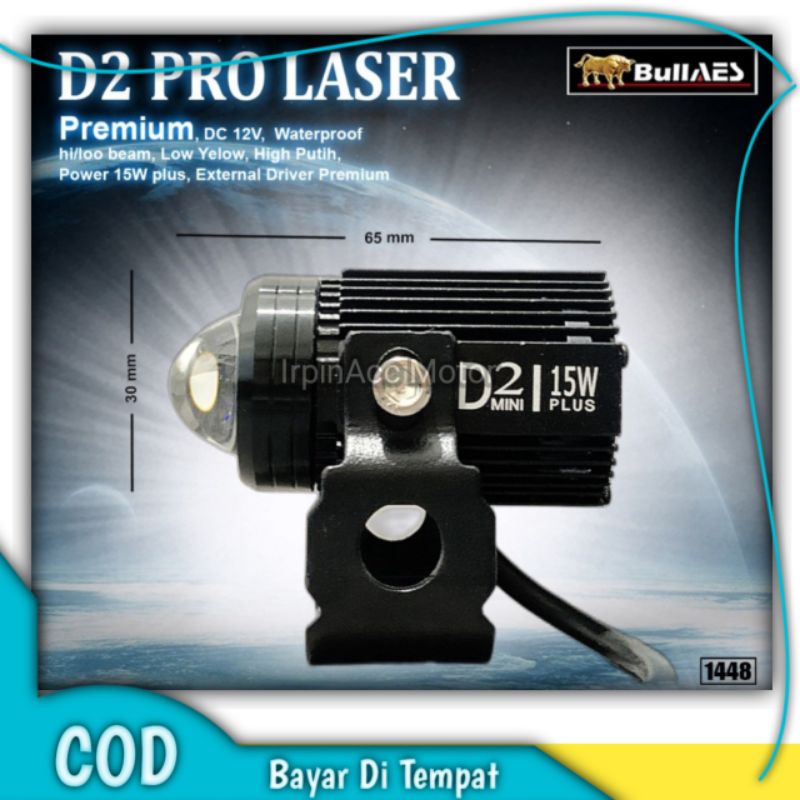 Jual Lampu D2 Laser Mini Driving Led foglamp Driver kipas moto led