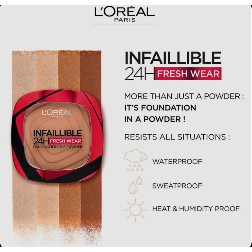 LOREAL INFALLIBLE 24H WEAR POWDER FOUNDATION