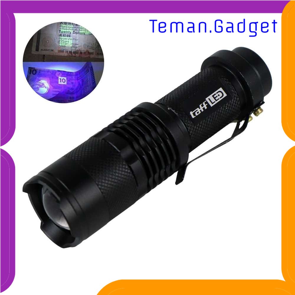 TG-SNT TaffLED Senter LED 395nm Waterproof Pocketman Ultraviolet - P1