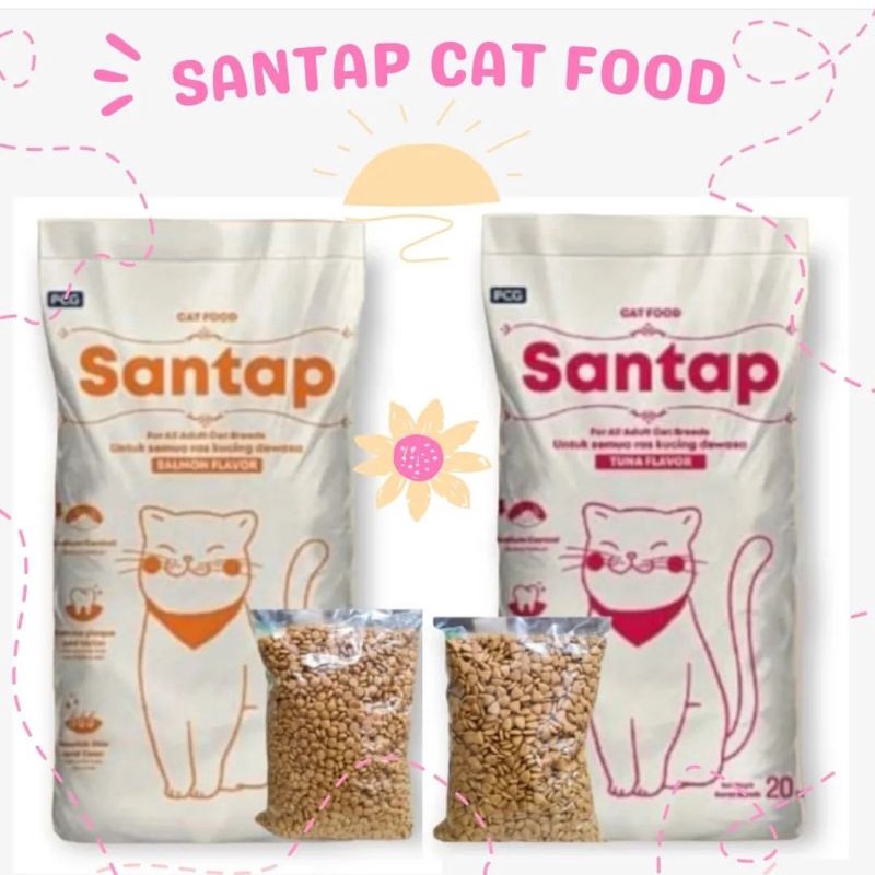SANTAP Cat Dry Food 1 Kg - Makanan Kering Kucing Santap