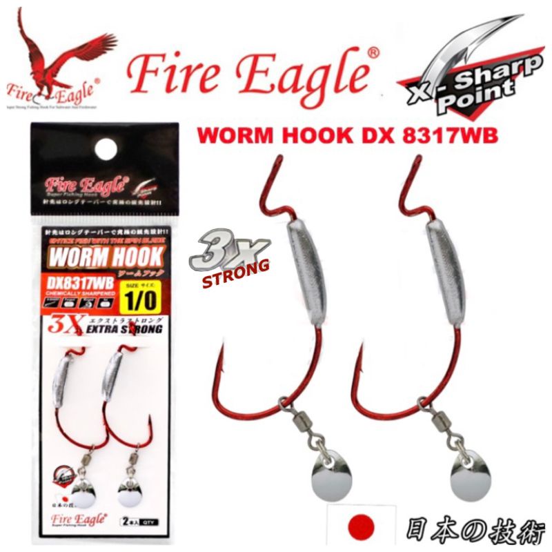 worm hook fire eagle DX8317wb 3x