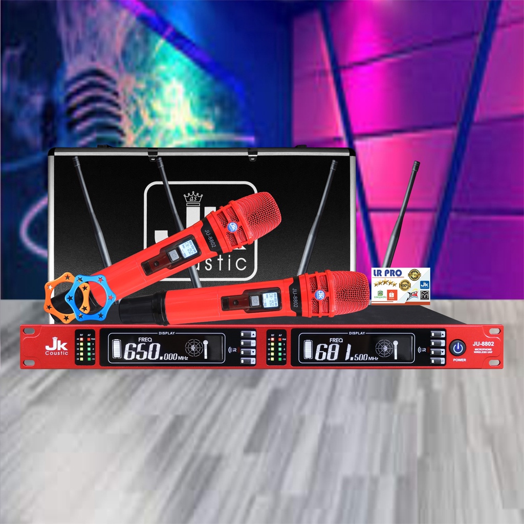 Microphone wirelles Jk coustic JU 8802 HH / Merah