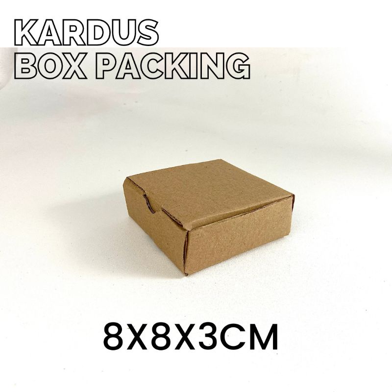 

KARDUS BOX PACKING POLOS 8x8x3CM
