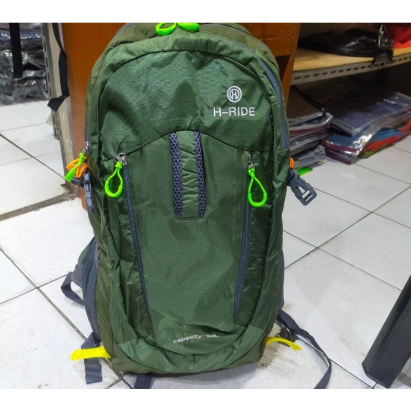 Tas Gunung H - RIDE Outdoor Capacity 50 Liter