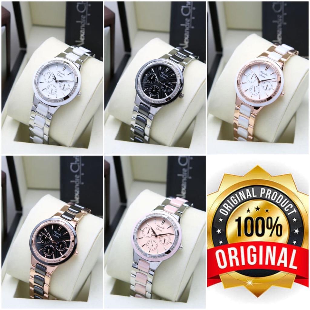 JAM TANGAN ALEXANDRE CHRISTIE AC 2299.AC2299.WANITA.ORIGINAL 100%