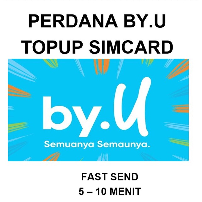 KARTU PERDANA BY U - TOP UP SIMCARD