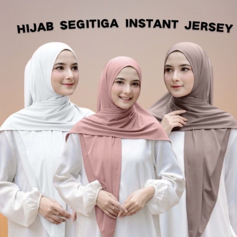 SEGI3 INSTAN JERSEY 180 X 75/ PASHMINA TURKI/HIJAB INSTAN/JILBAB KEKINIAN