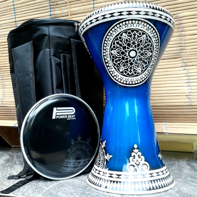 DARBUKA SOMBATY 9INC + TAS MOTIF TERBARU( FREE KUNCI L)⭐⭐⭐⭐⭐