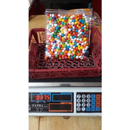 

BOLA WARNA ISI BISKUIT UK.250 GRAM/CEMILAN ENAK