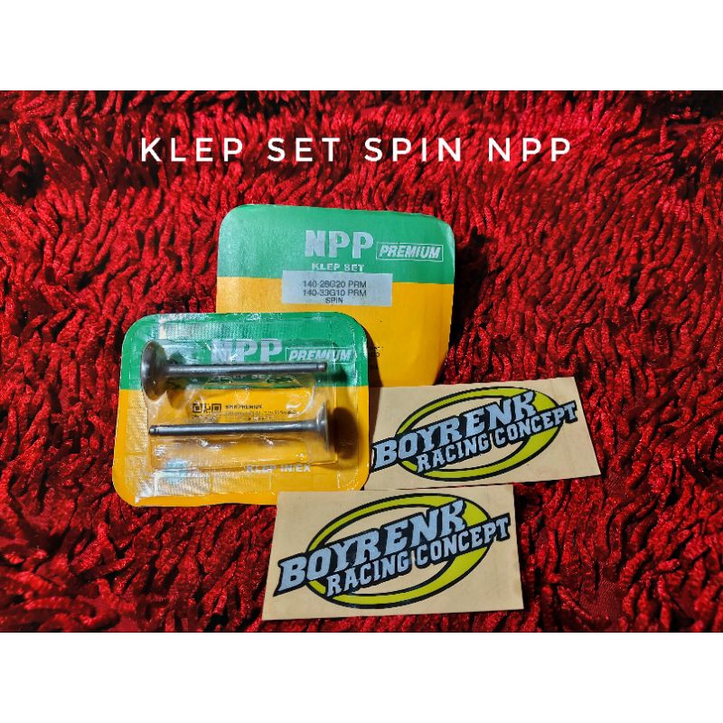 KLEP SET | PAYUNG KLEP SUZUKI SPIN NPP PREMIUM - BOYRENK RACING CONCEPT