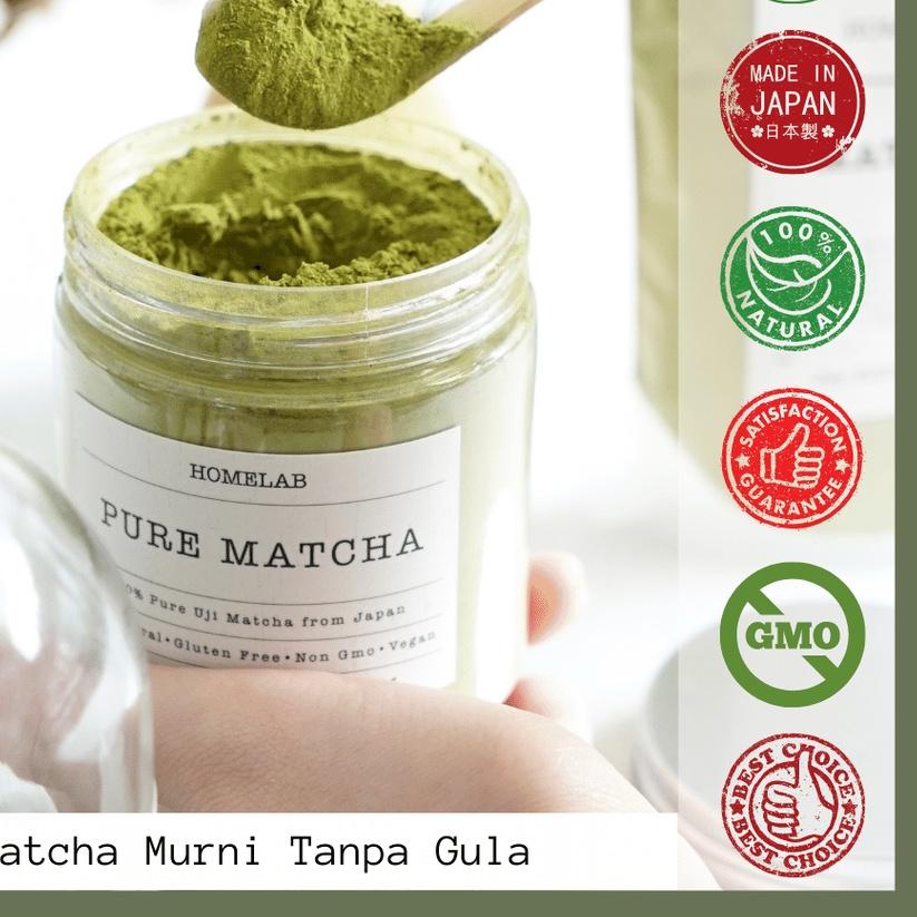 

Terbaru [KF7] Homelab 100% Pure Uji Matcha Japan - Bubuk Matcha Premium Grade