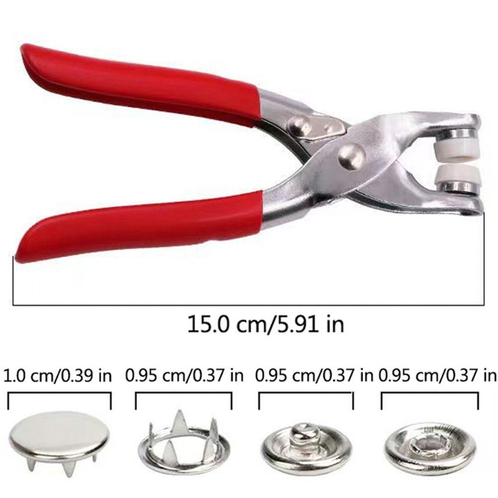 Lanfy Tang Lima Cabang Alat Penjepit Untuk Jahit Garmen Buckle Plier Clip Plier Fastener Button Alat Pasang Cincin Cabang Lima