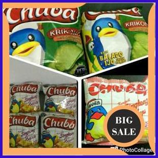 

last stok Cemilan Keripik Singkong Chuba 1pack isi 20pcs 2ZJN23