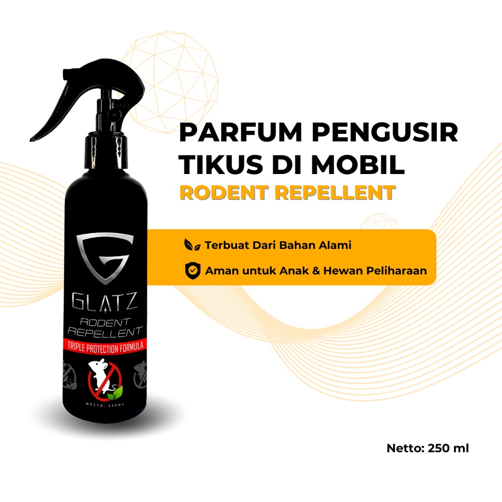 Parfum Pengusir Tikus Paling Ampuh Untuk Mobil Rumah Spray Tuntas GLATZ Rodent Repellent Aroma Sereh