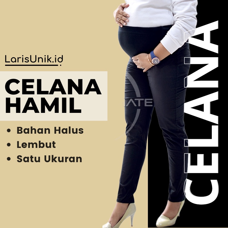 Celana Hamil Jumbo Celana Panjang Kerja Legging Katun Fashion Wanita Hamil Kwalitas Premium