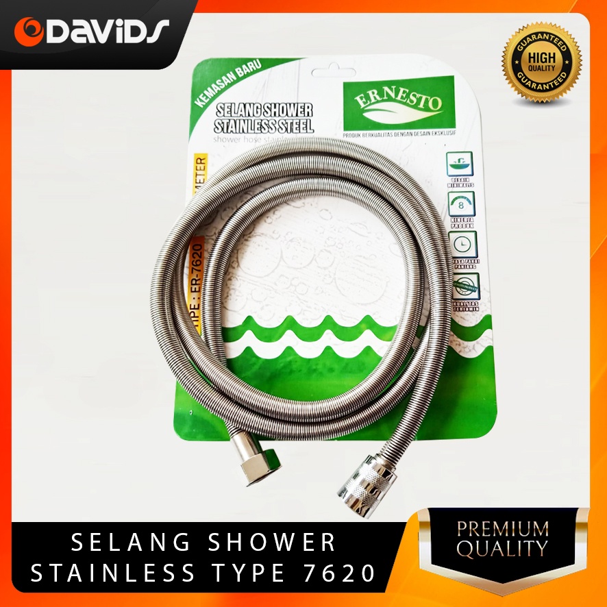 Selang Shower Fleksibel Sower Stainless Stenlis 150cm 1,5 meter
