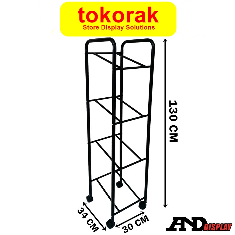 RAK GALON VICTORY SUSUN 4 TINGKAT RAK BESI DISPENSER GALON AIR BERODA