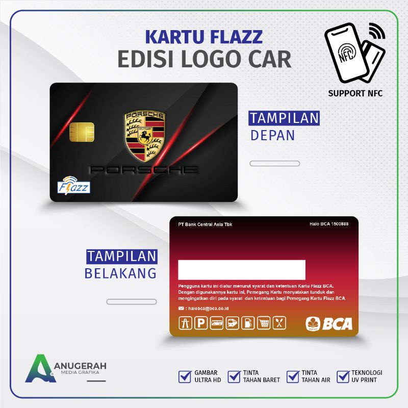 Kartu Flazz BCA Gen 2 Logo Premium