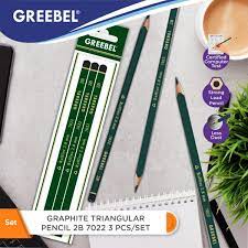

1pcs Pensil 2B Greebel Hijau untuk Ujian