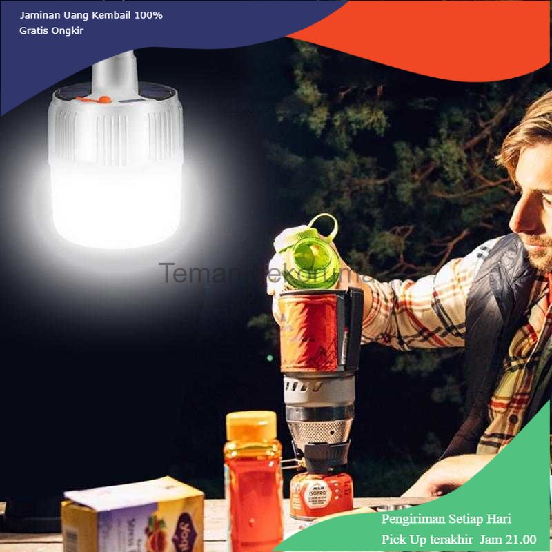 TD - LMP Oobest Lampu Gantung Bohlam LED Solar Panel Lamp Light 80W - YJ-24