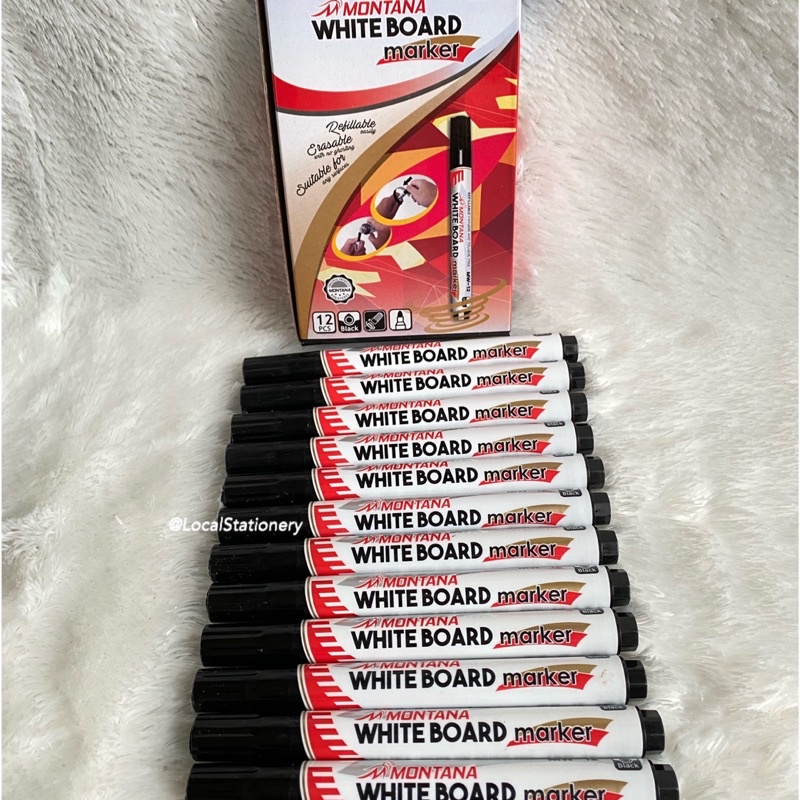 

[1 Lusin / 12 Pcs] Montana Spidol Papan Tulis / Whiteboard Marker