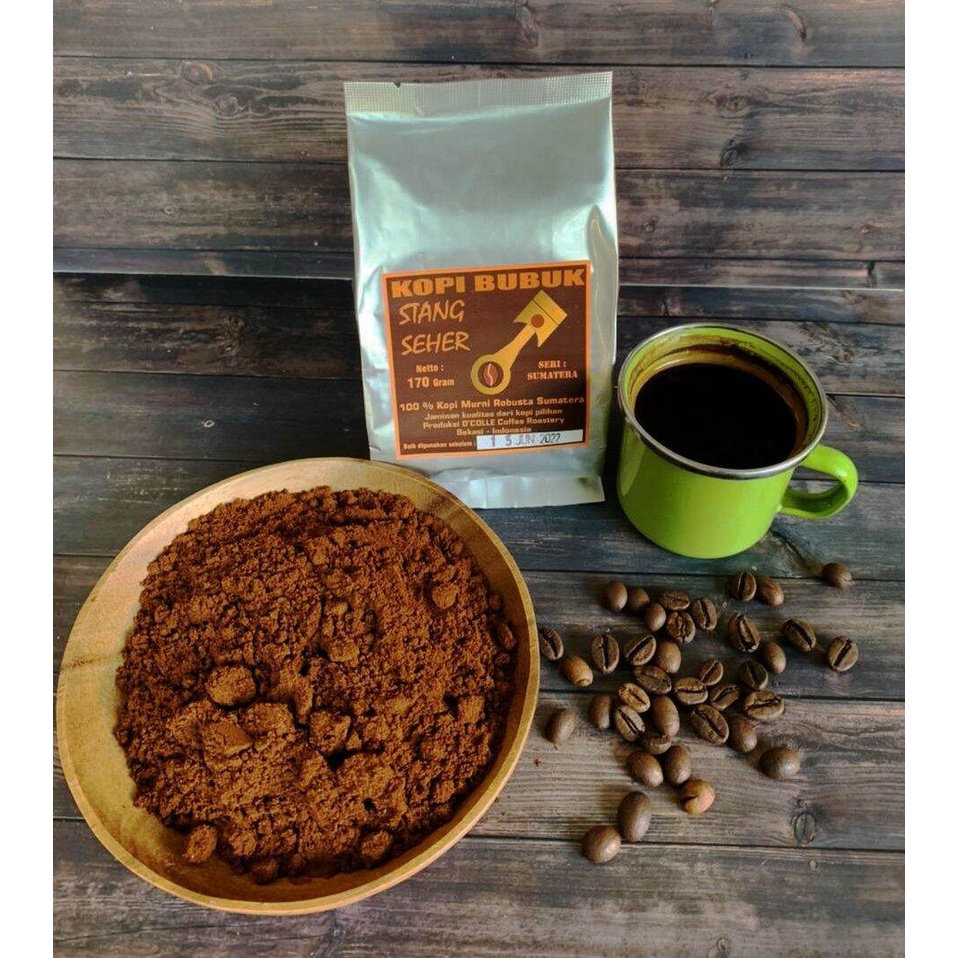 

Kopi STANG SEHER Bubuk Robusta Murni Seri Sumatera / Kopi bubuk / Kopi tubruk / Kopi Robusta