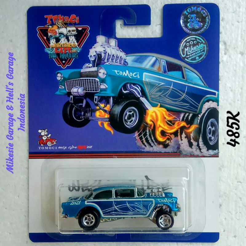 Hot Wheels 55 Chevy Bel Air Gasser Custom Tomoci