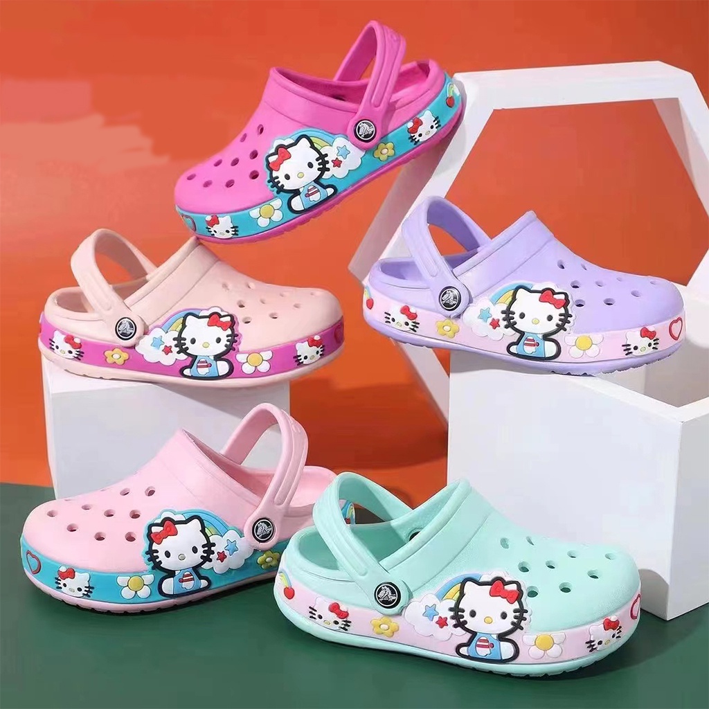 Crocs ANAK FUN LAB / Crocs Karakter / Crocs Anak / Sandal Anak / Sepatu Sandal Anak / Crocs KIDS - Unicorn New