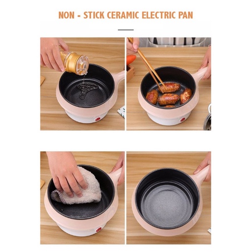 panci listrik PANCI LISTRIK PORTABLE ELECTRIC COOKING MUG ELEKTRIK MULTI FUNGSI(S5Q5) Panci Listrik 