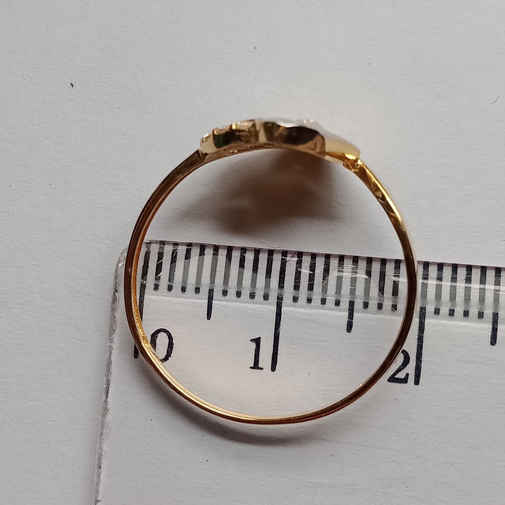 Cincin emas 17k - 1.85 gr kadar 750 - 4112